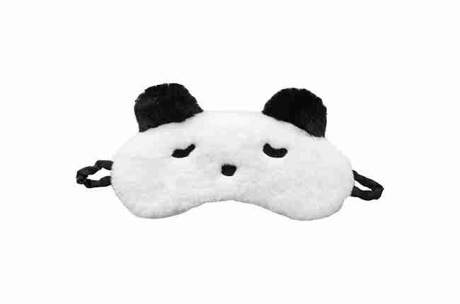 sleeping panda plush mask